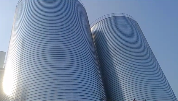 曾都2座混凝土高架卷板仓